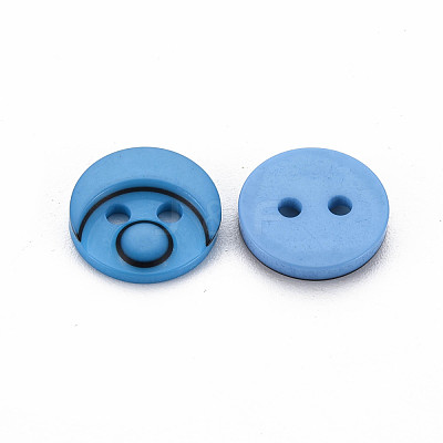 2-Hole Plastic Buttons BUTT-N018-014-1