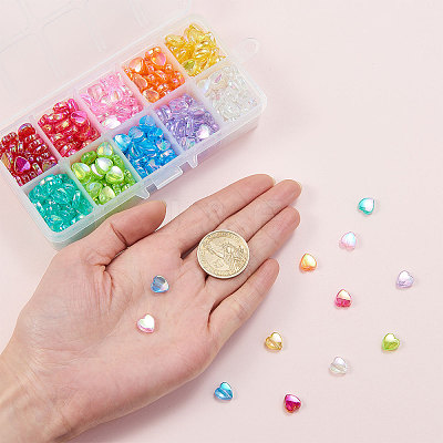 Eco-Friendly Transparent Acrylic Beads TACR-CJ0001-02-1