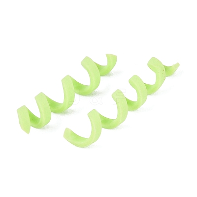 Handmade Polymer Clay Spiral Beads FIND-Q122-01F-1