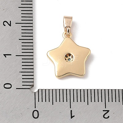 Natural Shell Pendants KK-N290-02G-1
