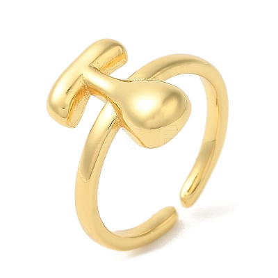 Brass Open Cuff Rings RJEW-U008-06T-G-1
