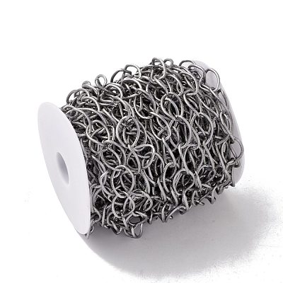 Oval Oxidation Aluminum Curb Chains CHA-G001-04P-1