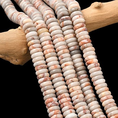 Natural Red Netstone Beads Strands G-G329-A09-3x8mm-1