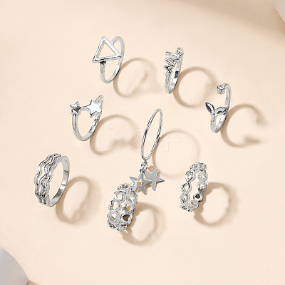 Alloy Finger/Cuff Rings WG1D78A-02-1