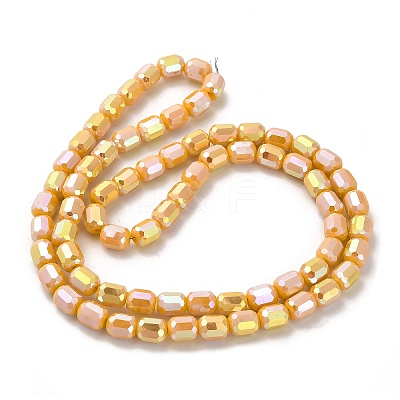 Electroplate Glass Beads Strands EGLA-D030-06D-1