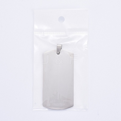Tarnish Resistant 304 Stainless Steel Big Pendants STAS-I140-19A-S-1