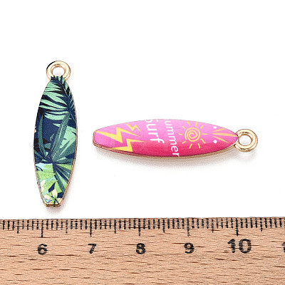 Alloy Enamel Pendants X-ENAM-T022-40KCG-1