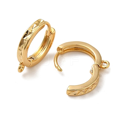 Brass Earring Findings KK-O100-02C-G-1