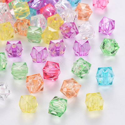 Transparent Acrylic Beads X-TACR-Q259-10mm-V-1