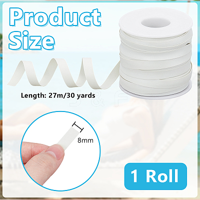 27M Flat Synthetic Rubber Elastic Cord OCOR-OC0001-75-1