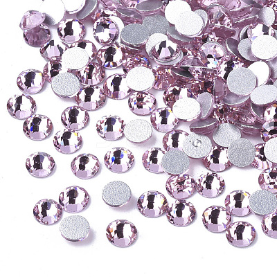 Glass Rhinestone Flat Back Cabochons RGLA-S002-04SS-13-1