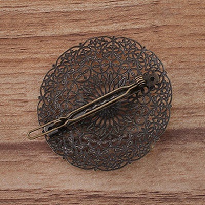 Iron Flower Hair Pin LS-OHAR-PW0003-173AB-1