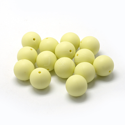 Food Grade Eco-Friendly Silicone Beads SIL-R008C-15mm-1