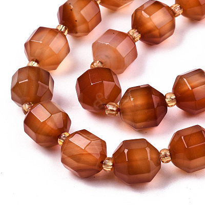 Natural Agate Beads Strands G-T131-82B-13-1