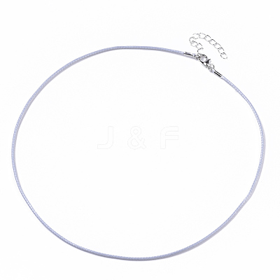 Waxed Cotton Cord Necklace Making MAK-S032-1.5mm-B17-1