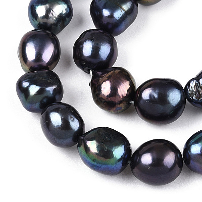 Natural Cultured Freshwater Pearl Beads Strands PEAR-N014-10C-1