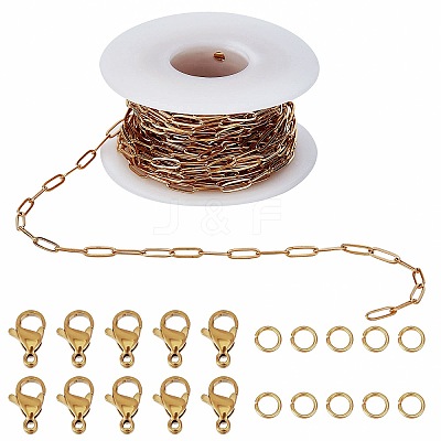 DIY Chain Bracelet Necklace Making Kit DIY-SC0021-32G-1