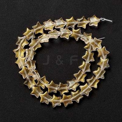 Transparent Glass Beads Strand GLAA-K057-01L-1