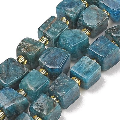 Natural Apatite Beads Strands G-G053-B18-03-1