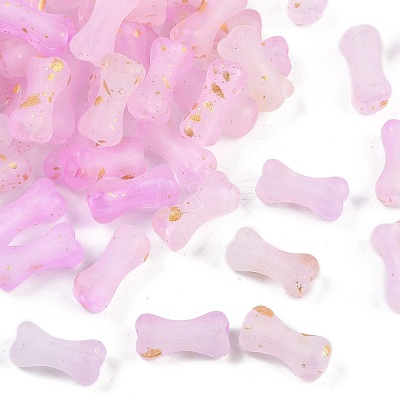 Gradient Color Transparent Acrylic Beads OACR-M023-01G-1