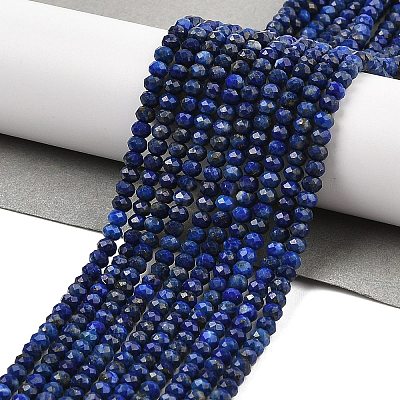 Dyed Natural Lapis Lazuli Beads Strands G-K376-B05-02-1