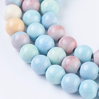 Natural Gemstone Imitation Rainbow Alashan Agate Strands G-O183-05C-1-1