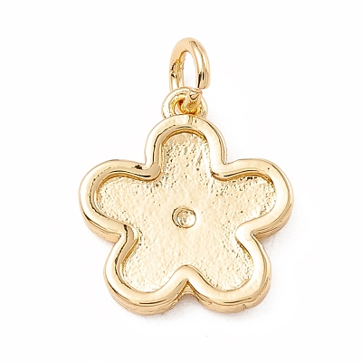 Brass Enamel Pendants KK-P217-02G-1