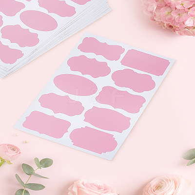 10 Sheets Paper Adhesive Stickers DIY-LP0006-19-1