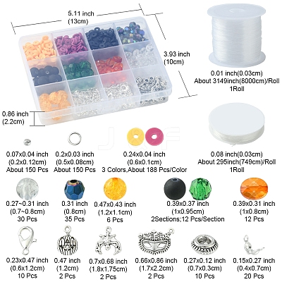 DIY Halloween Bracelet Making Kit DIY-FS0004-60-1