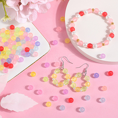 Transparent Acrylic Ball Beads FACR-SP0001-02B-1