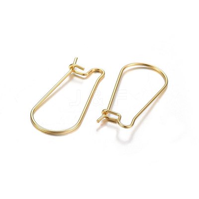 304 Stainless Steel Hoop Earrings STAS-P210-27G-1