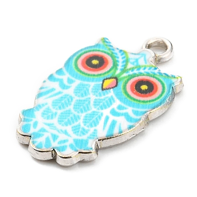 Printed Alloy Pendants ENAM-D051-15P-1