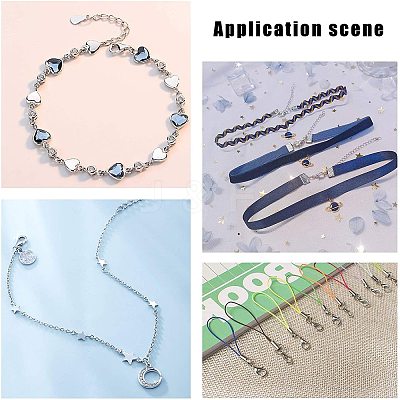 304 Stainless Steel Lobster Claw Clasps STAS-UN0004-27G-1