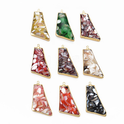 Resin Pendants SHEL-S276-152-1