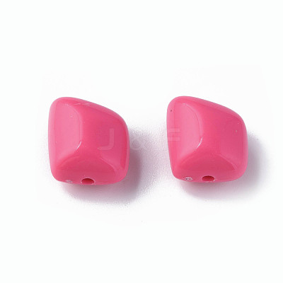 Opaque Acrylic Beads MACR-S373-15A-A10-1