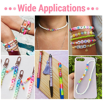 100Pcs 5 Styles Transparent Acrylic Beads OACR-TA0003-48B-1