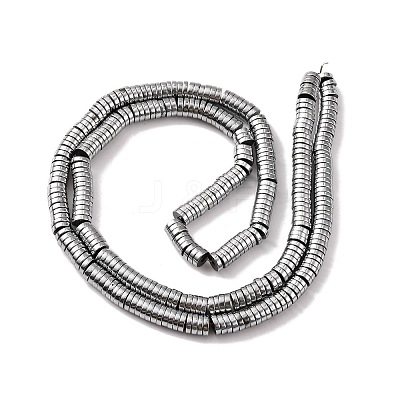 Non-magnetic Synthetic Hematite Beads Strands G-K011-4x1mm-02-1