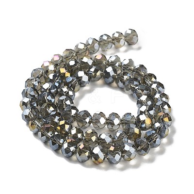 Electroplate Glass Beads Strands EGLA-A044-T3mm-B16-1