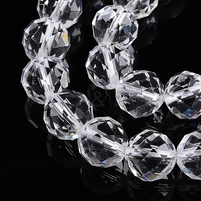 Natural Quartz Crystal Beads Strands G-S345-8mm-35-1