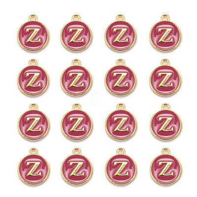Golden Plated Alloy Enamel Charms ENAM-S118-08Z-1