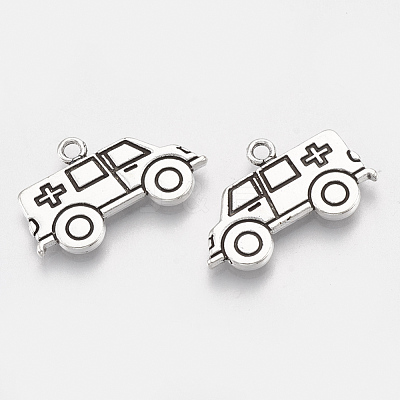 Tibetan Style Alloy Pendants X-TIBEP-T052-04AS-RS-1