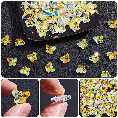 100Pcs Glass Charms GLAA-SP0001-66-1