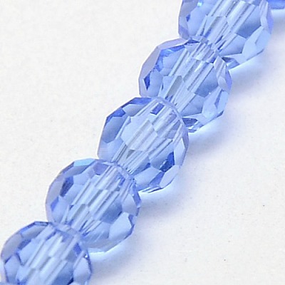 Glass Beads Strands EGLA-J042-8mm-05-1