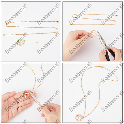 12Pcs 2mm 304 & 201 Stainless Steel Rolo Chain Necklaces for Men Women NJEW-BBC0001-01-1