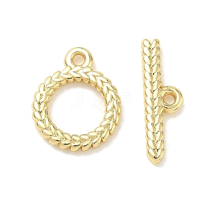 Brass Toggle Clasps KK-CBA42CA-01A-G-1