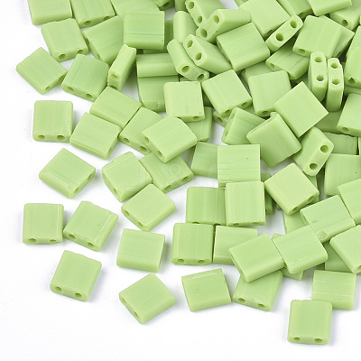 2-Hole Opaque Glass Seed Beads SEED-S023-23C-05-1