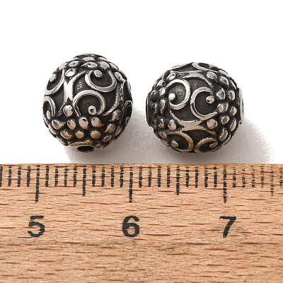 304 Stainless Steel Beads SA-CBA9DCB-24AS-1