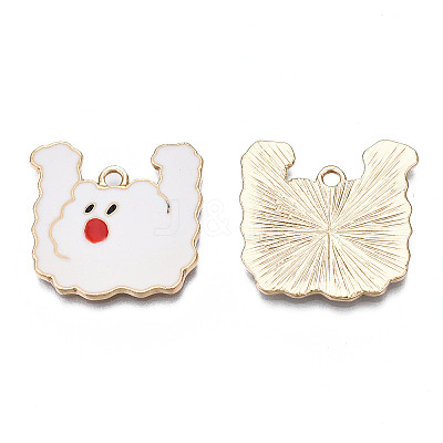 Rack Plating Alloy Enamel Pendants ENAM-T011-167-1