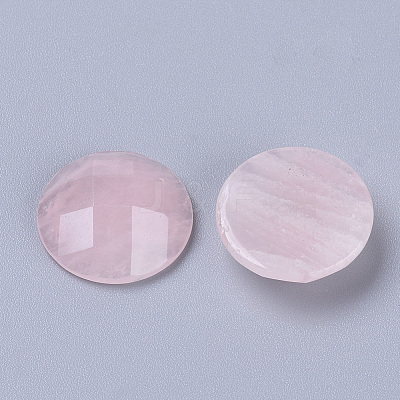 Natural Rose Quartz Cabochons X-G-T062-25-1