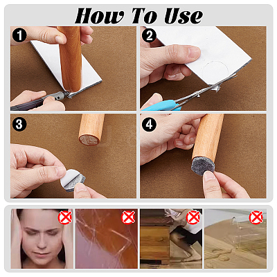 6M Self-adhesive Felt Fabric AJEW-WH0007-39C-1